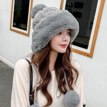 Load image into Gallery viewer, Cotton Cashmere Outdoor Winter Ladies Cap
