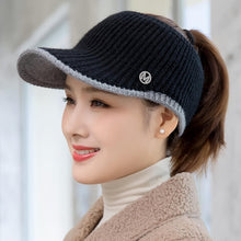 Load image into Gallery viewer, Women&#39;s Knitted Open Top Fashion Hat
