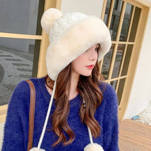 Load image into Gallery viewer, Cotton Cashmere Outdoor Winter Ladies Cap
