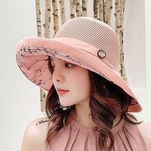 Load image into Gallery viewer, Wide Brim Cotton Solid Summer Hat
